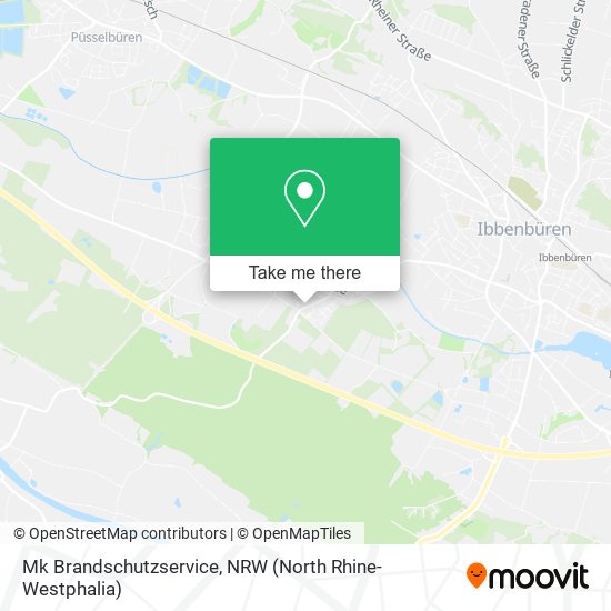 Mk Brandschutzservice map