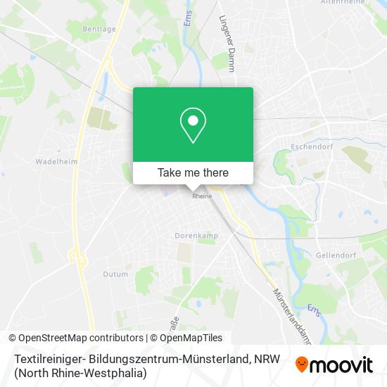 Карта Textilreiniger- Bildungszentrum-Münsterland