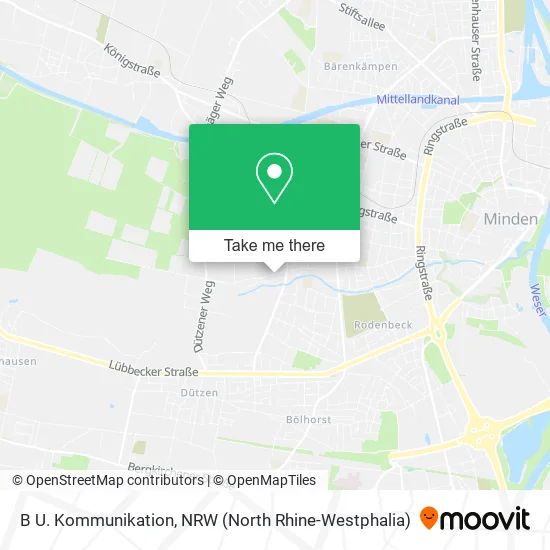 Карта B U. Kommunikation