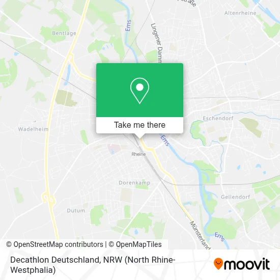 Decathlon Deutschland map