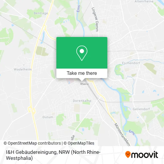 Карта I&H Gebäudereinigung