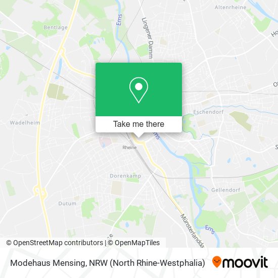 Modehaus Mensing map