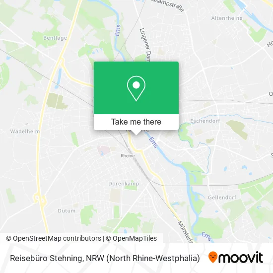 Карта Reisebüro Stehning
