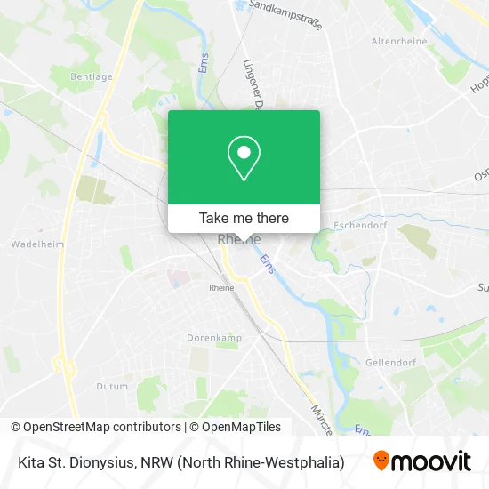 Kita St. Dionysius map