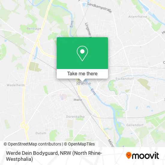 Карта Werde Dein Bodyguard