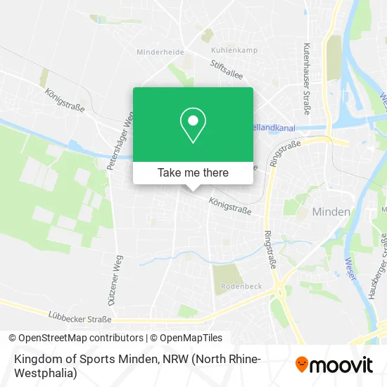 Карта Kingdom of Sports Minden