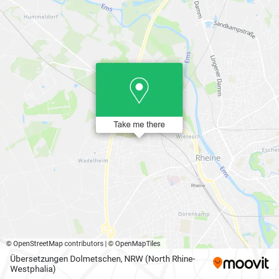 Карта Übersetzungen Dolmetschen