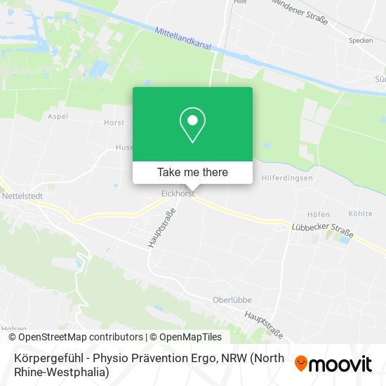 Körpergefühl - Physio Prävention Ergo map