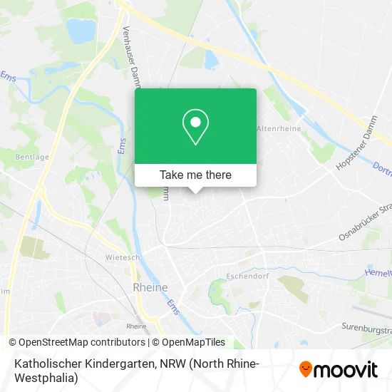 Katholischer Kindergarten map