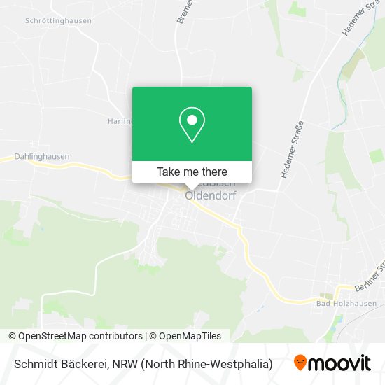 Schmidt Bäckerei map