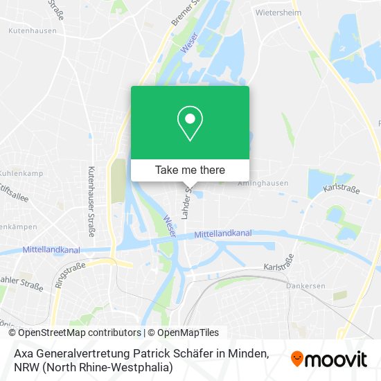Axa Generalvertretung Patrick Schäfer in Minden map