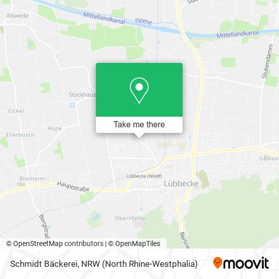 Schmidt Bäckerei map