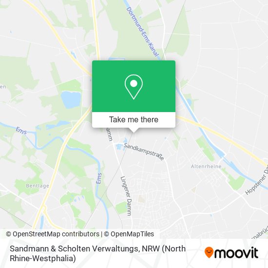 Sandmann & Scholten Verwaltungs map