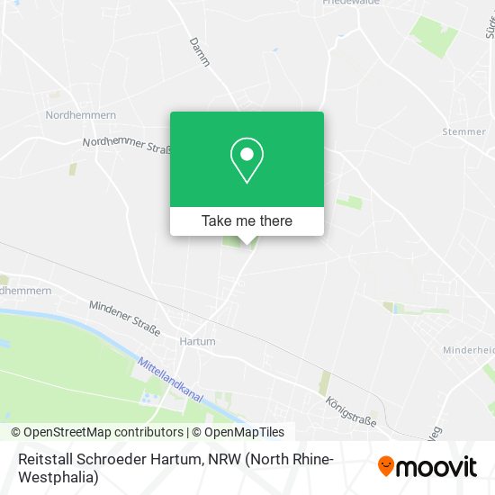Reitstall Schroeder Hartum map