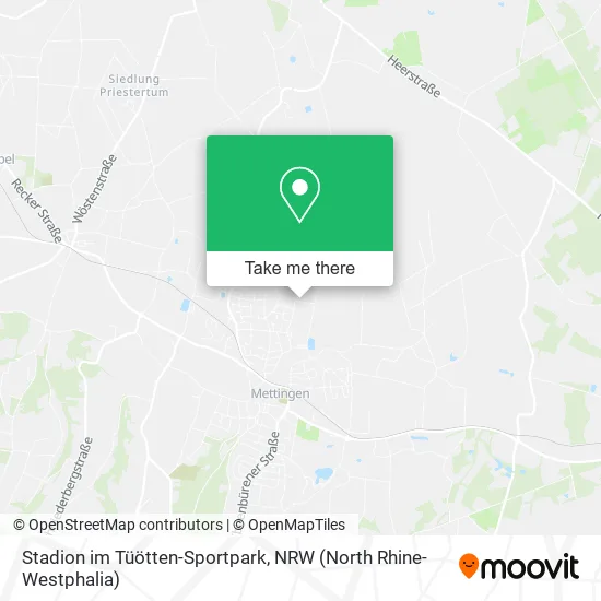 Карта Stadion im Tüötten-Sportpark