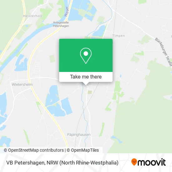 Карта VB Petershagen