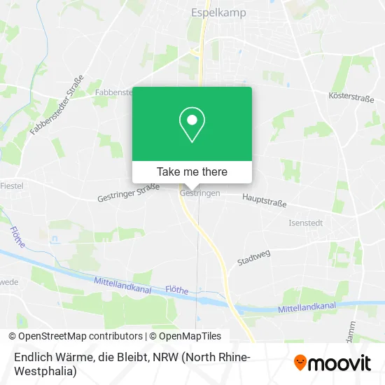 Карта Endlich Wärme, die Bleibt