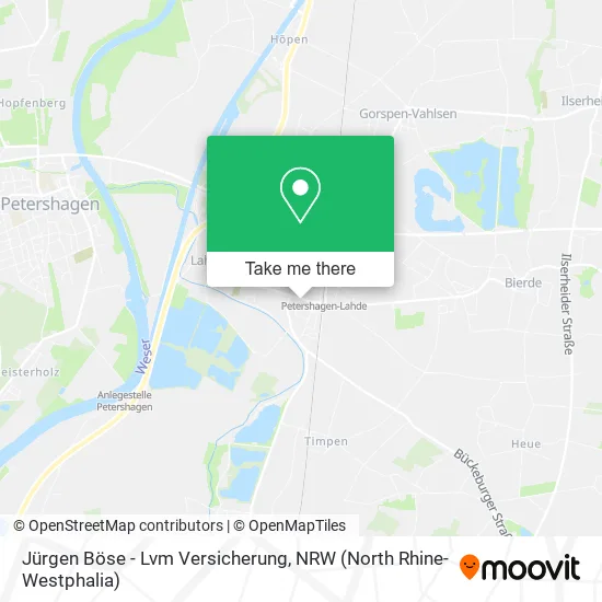 Карта Jürgen Böse - Lvm Versicherung