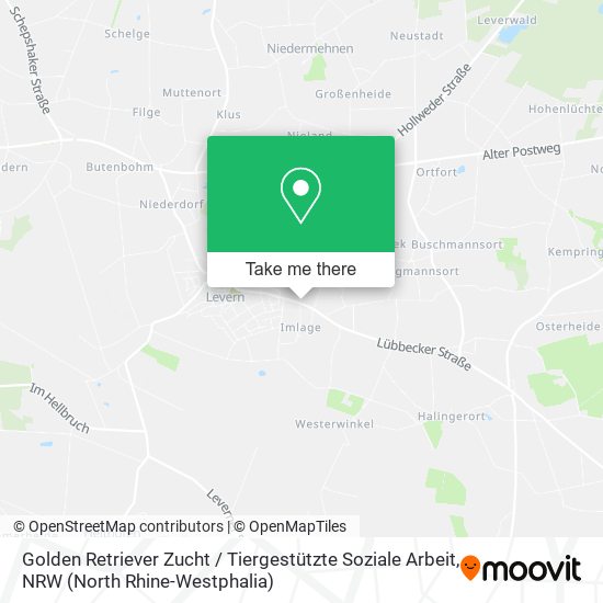 Golden Retriever Zucht / Tiergestützte Soziale Arbeit map