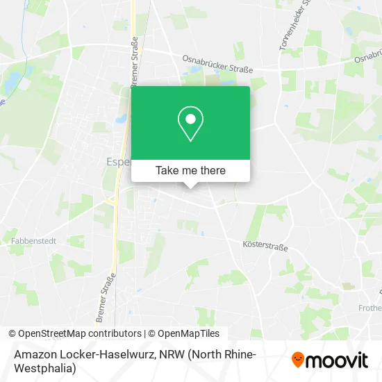 Карта Amazon Locker-Haselwurz