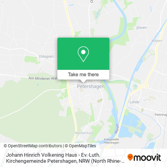 Johann Hinrich Volkening Haus - Ev.-Luth. Kirchengemeinde Petershagen map