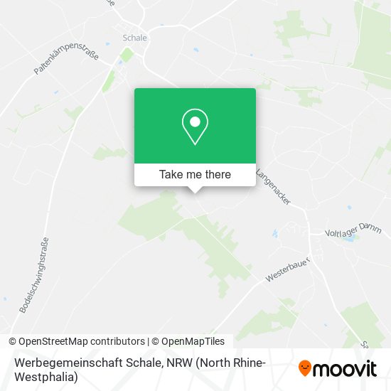 Werbegemeinschaft Schale map
