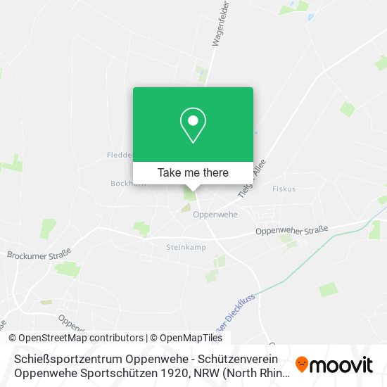 Schießsportzentrum Oppenwehe - Schützenverein Oppenwehe Sportschützen 1920 map