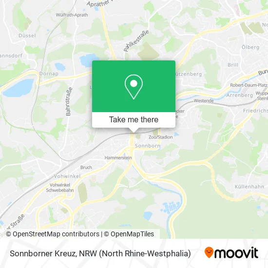 Sonnborner Kreuz map
