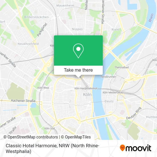 Карта Classic Hotel Harmonie