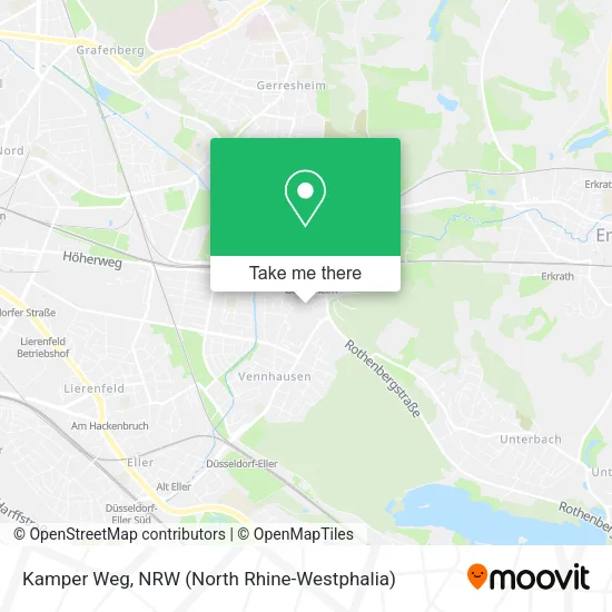 Карта Kamper Weg