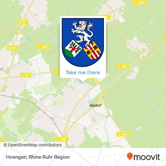 Hoengen map