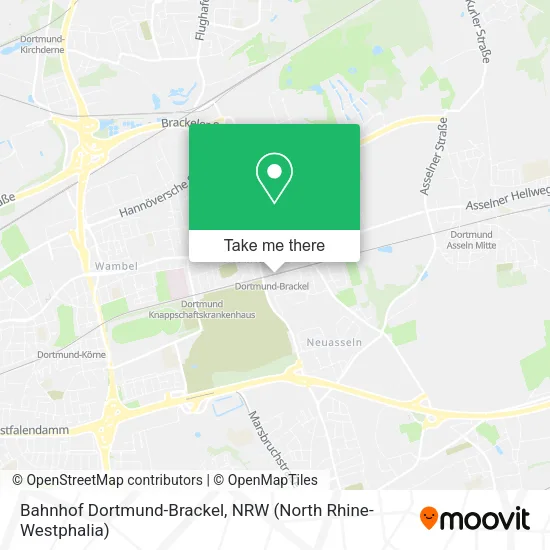 Bahnhof Dortmund-Brackel map
