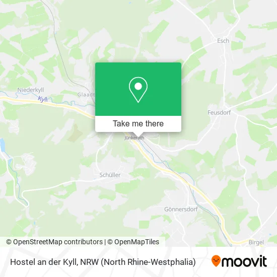 Карта Hostel an der Kyll