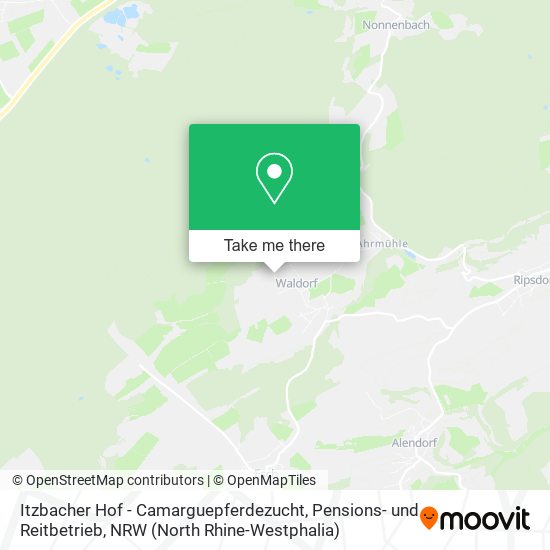 Itzbacher Hof - Camarguepferdezucht, Pensions- und Reitbetrieb map