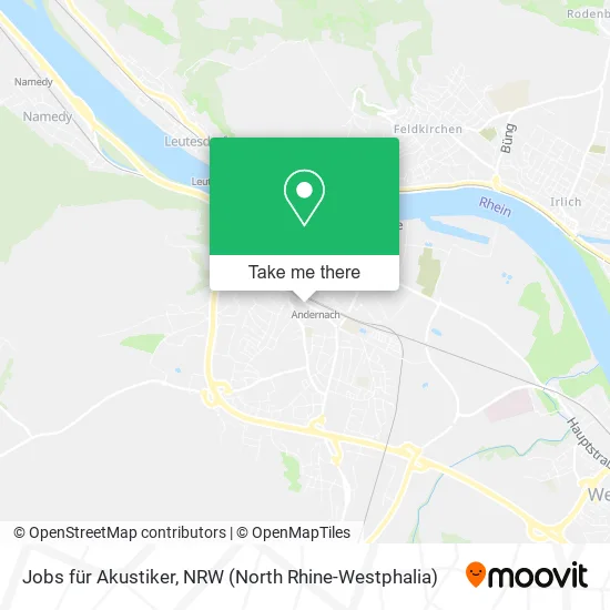 Карта Jobs für Akustiker