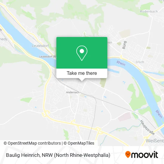 Карта Baulig Heinrich