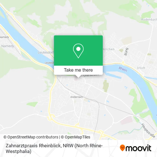 Карта Zahnarztpraxis Rheinblick