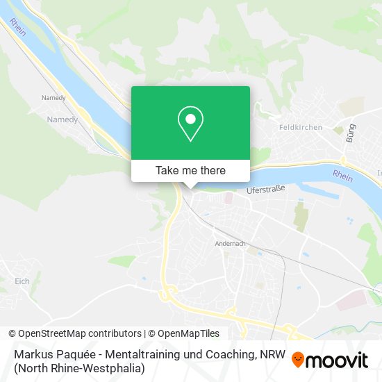 Markus Paquée - Mentaltraining und Coaching map