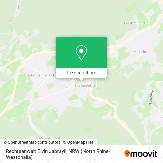 Карта Rechtsanwalt Elvin Jabrayil