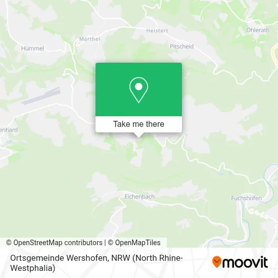 Ortsgemeinde Wershofen map