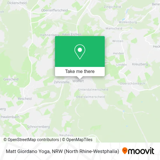 Matt Giordano Yoga map