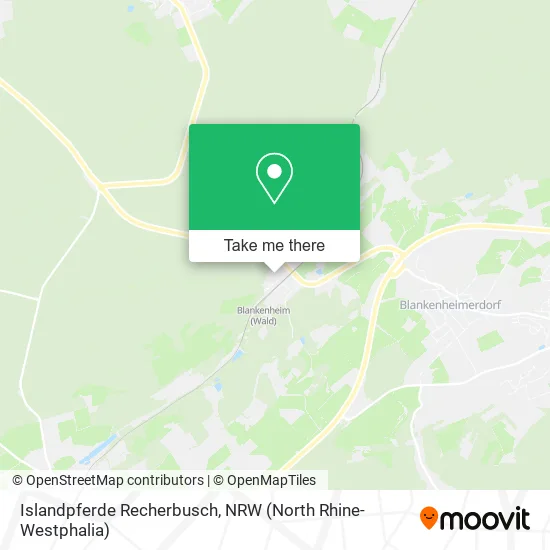 Карта Islandpferde Recherbusch