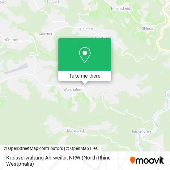 Карта Kreisverwaltung Ahrweiler