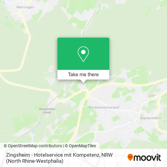 Zingsheim - Hotelservice mit Kompetenz map