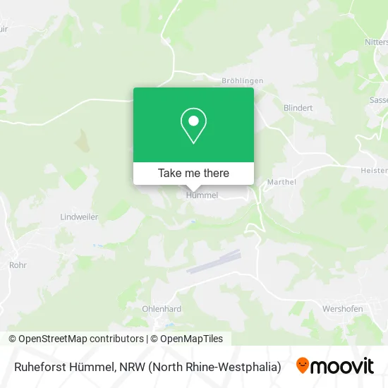 Карта Ruheforst Hümmel