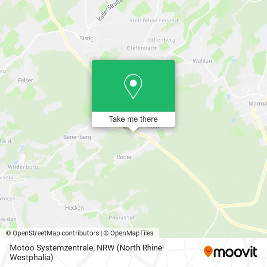 Карта Motoo Systemzentrale