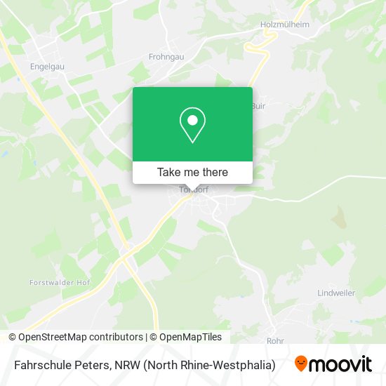 Fahrschule Peters map