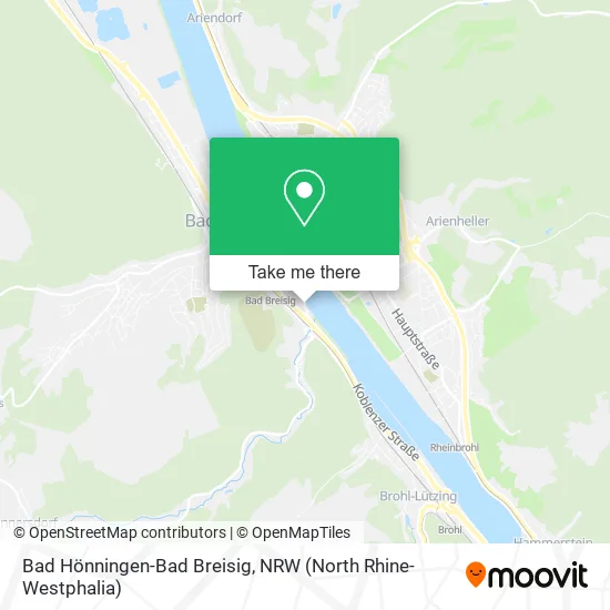 Карта Bad Hönningen-Bad Breisig