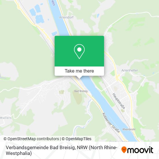 Карта Verbandsgemeinde Bad Breisig