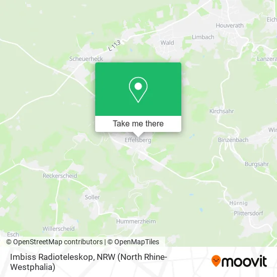 Карта Imbiss Radioteleskop